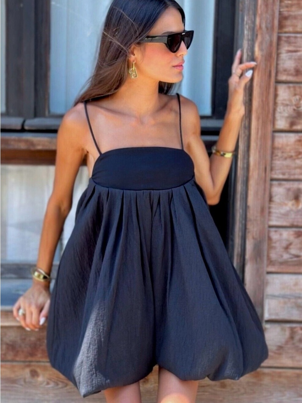 Zara Mini Bubble Dress Sz Medium